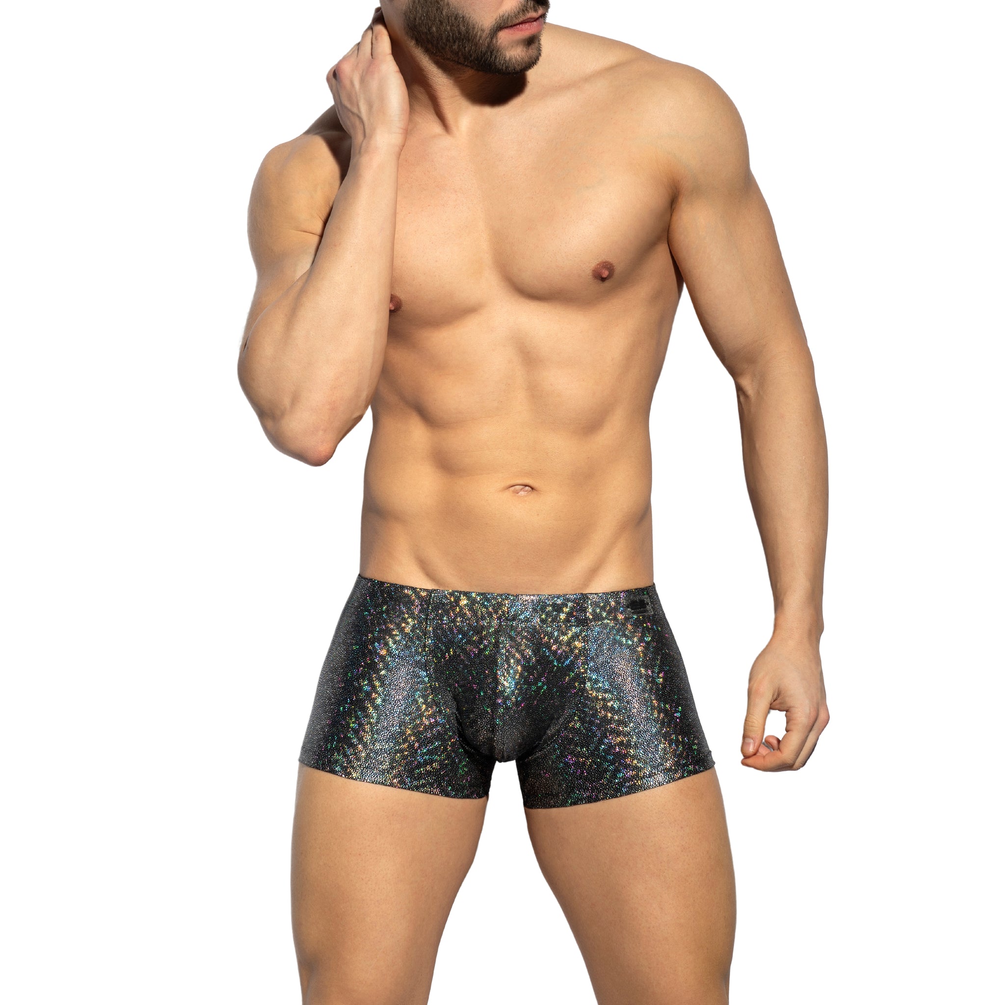 ES Collection Glitter Swim Trunk Black 2311