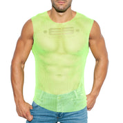 ES Collection Mesh Broad Tank Top Yellow TS260