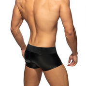 AD Fetish Allover Zip Rub Trunk Black ADF139