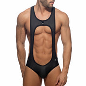 AD Fetish Bottomless Sexy Bodysuit Black ADF190