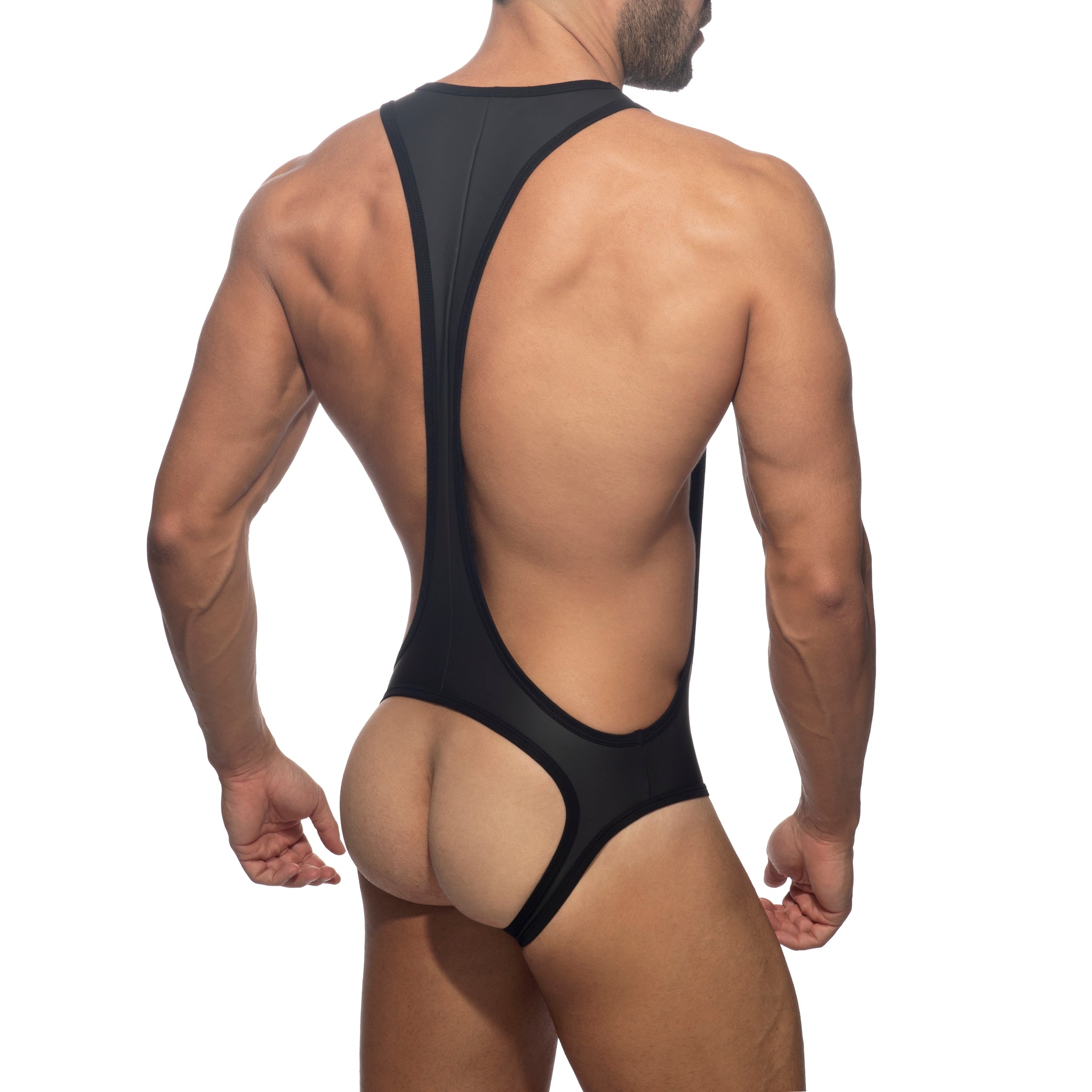 AD Fetish Bottomless Sexy Bodysuit Black ADF190