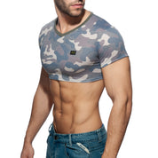 AD Fetish Camo Crop Top Camouflage AD868