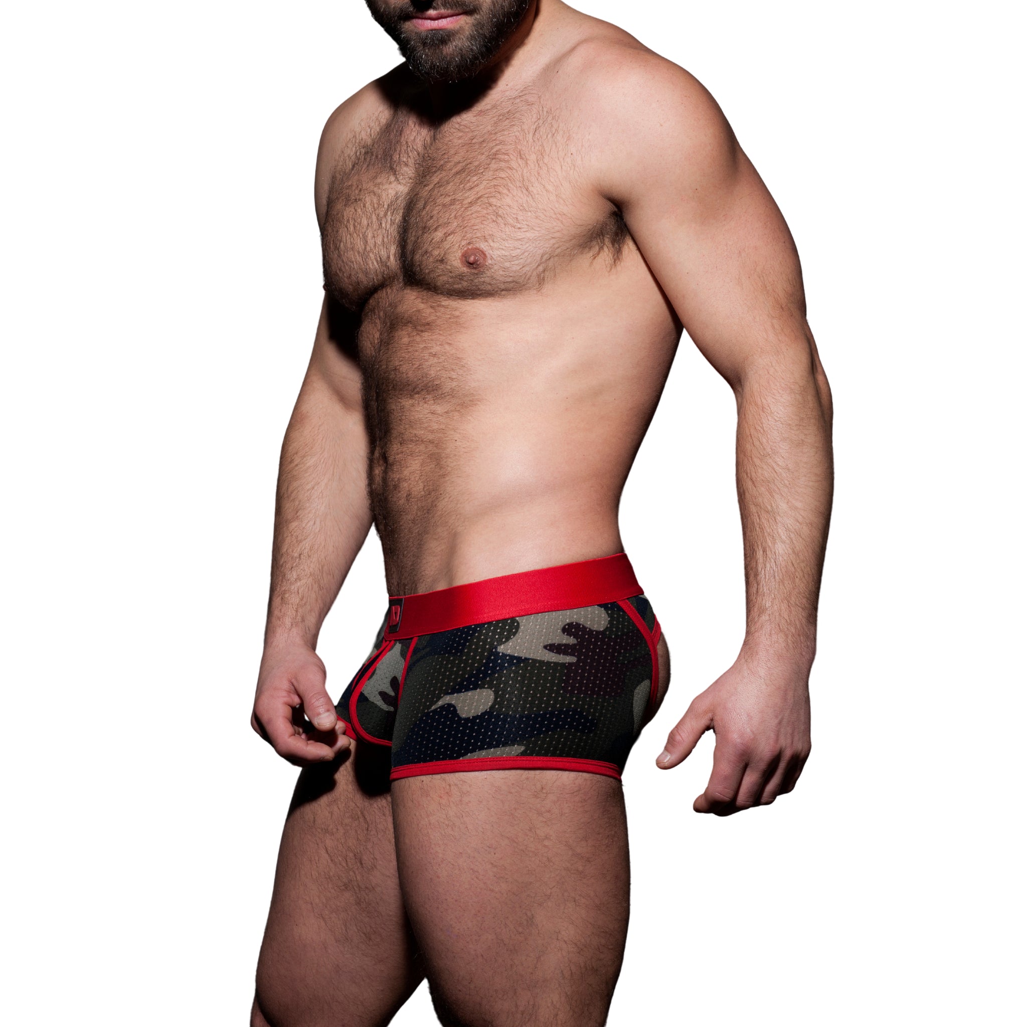 AD Fetish Camo Stripe Fetish Boxer Red ADF63