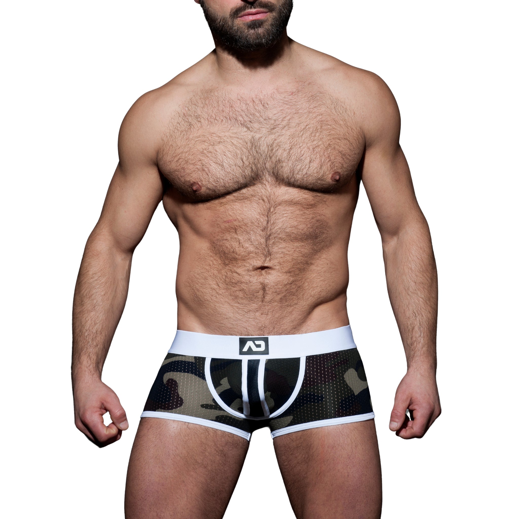 AD Fetish Camo Stripe Fetish Boxer White ADF63