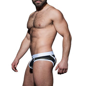 AD Fetish Camo Stripe Fetish Brief White ADF62