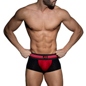 AD Fetish Double Stripe Trunk Red ADF113