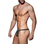 AD Fetish Excite Mesh Thong Khaki ADF203