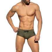 ES Collection Classic Swim Brief Khaki 2104