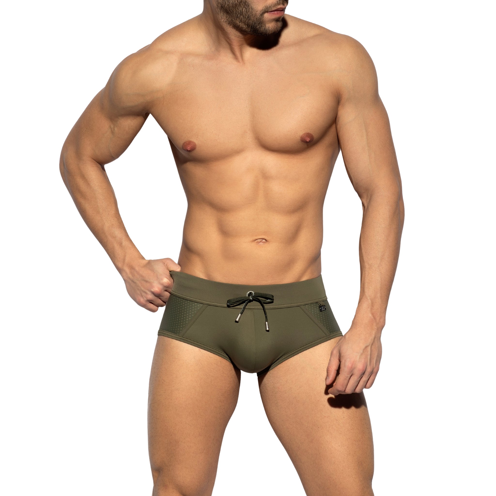 ES Collection Classic Swim Brief Khaki 2104