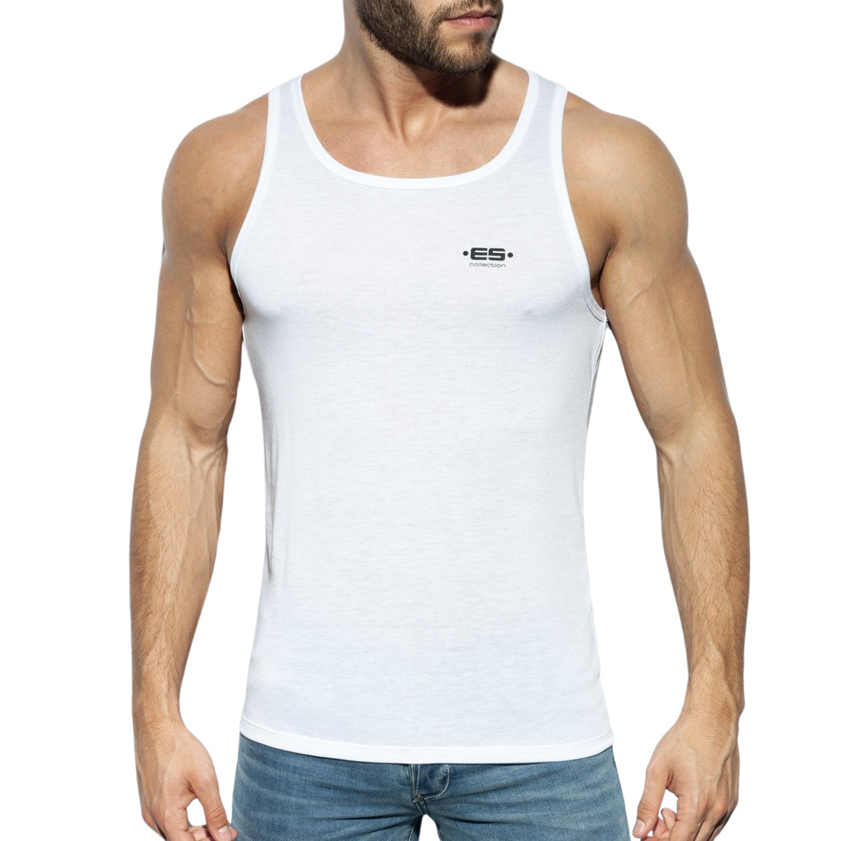 ES Collection Basic Tanktop White TS119