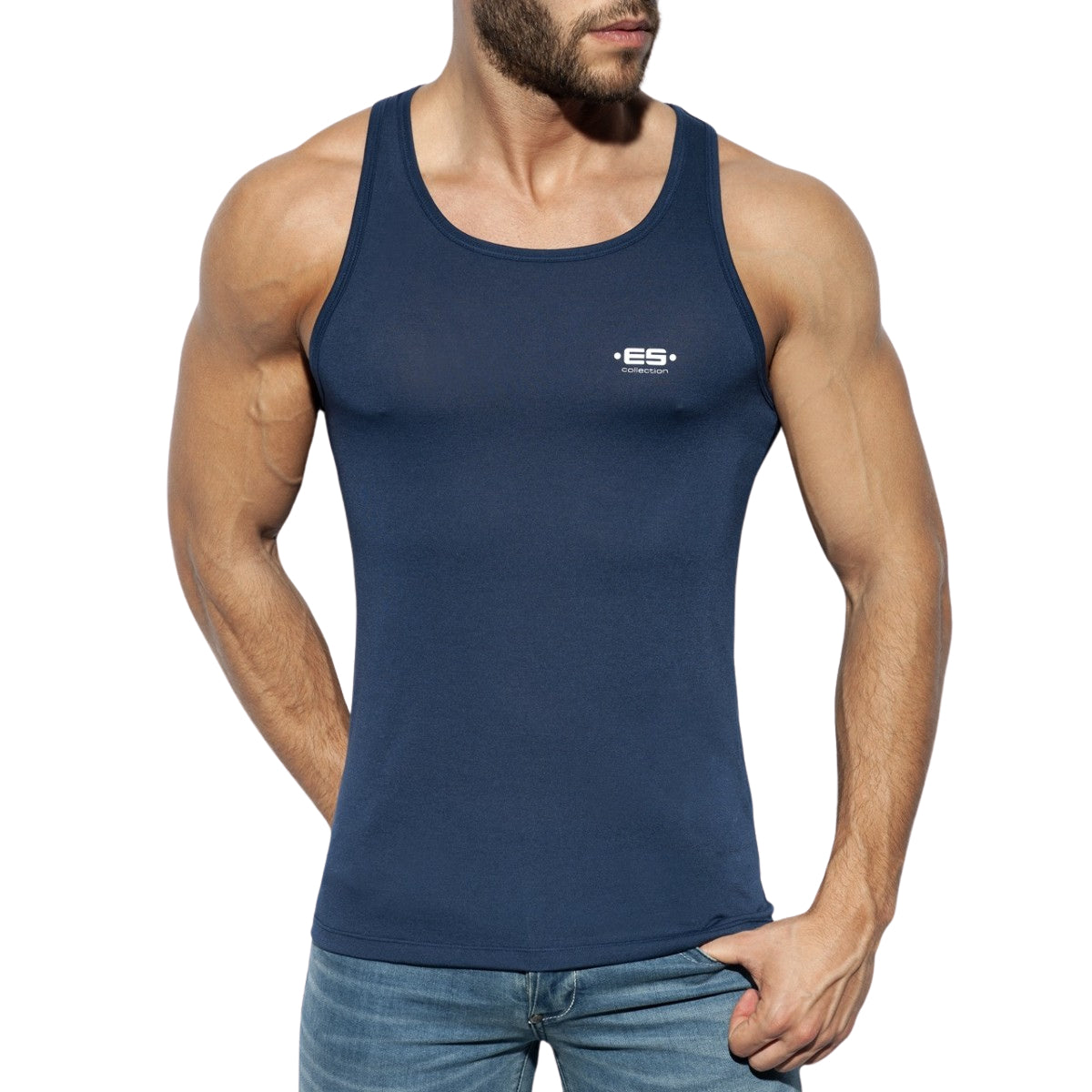 ES Collection Basic Tanktop Navy TS119