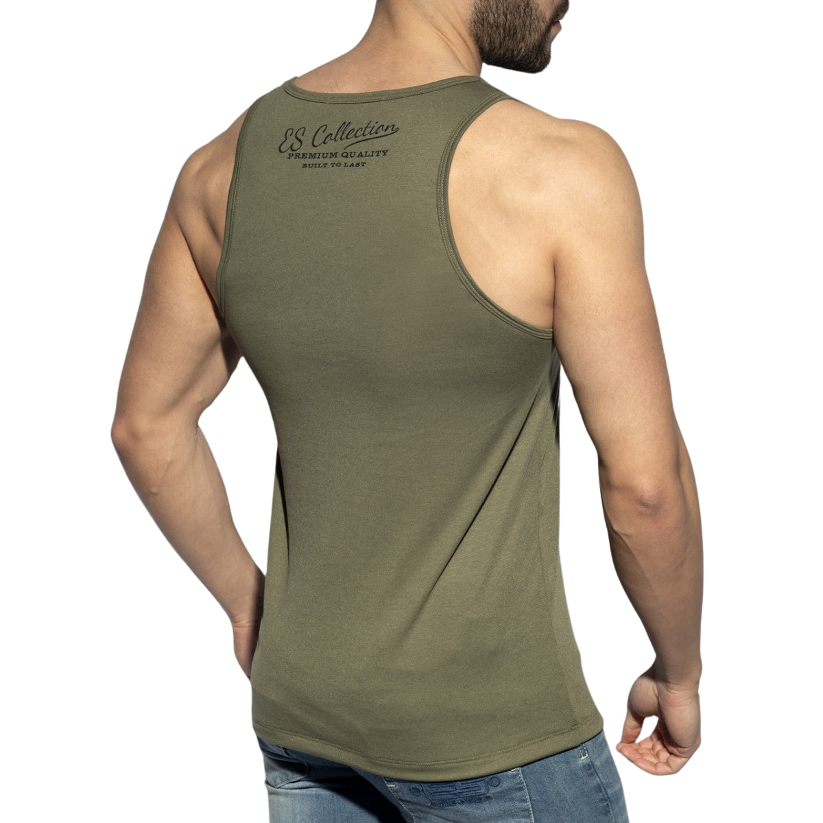 ES Collection Basic Tanktop Khaki TS119