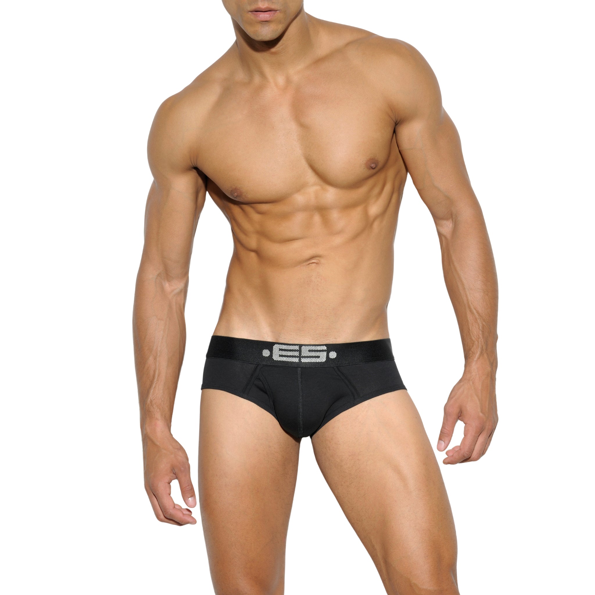 ES Collection Basic Cotton Brief Black UN212