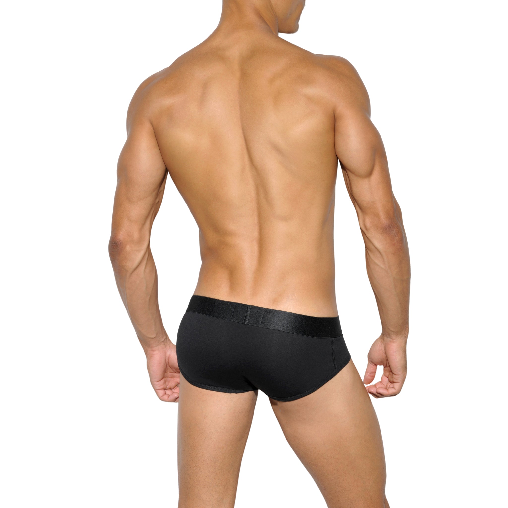 ES Collection Basic Cotton Brief Black UN212