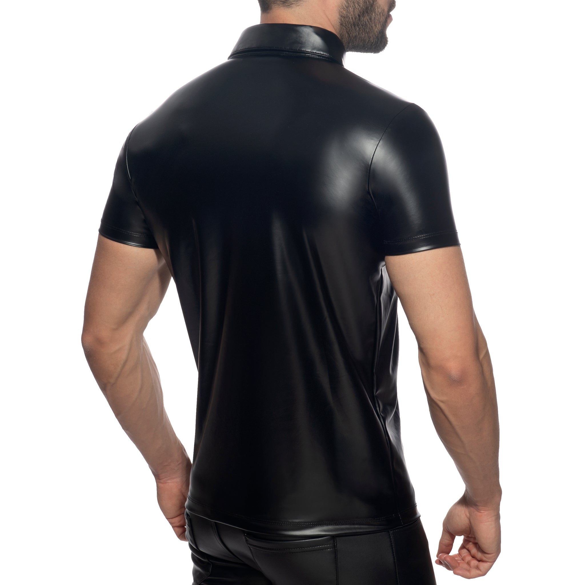 AD Fetish Rub Polo-Shirt Black ADF158