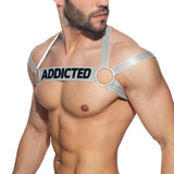 AD Fetish Gold & Silver Multi Band Harness Silver ADF171