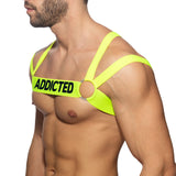 AD Fetish Neon Multi Band Harness Neon Yellow ADF173