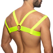 AD Fetish Neon Multi Band Harness Neon Yellow ADF173