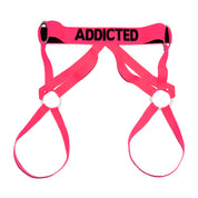 AD Fetish Neon Leg Harness Neon Pink ADF174