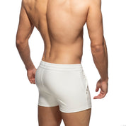 AD Fetish Rub Tape Sports Short White ADF140