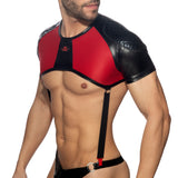 AD Fetish Gladiator Shoulder Harness Red ADF160