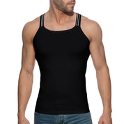 Addicted Sitges Slim Fit Tank Top Black AD1260