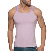 Addicted Sitges Slim Fit Tank Top Baby Pink AD1260