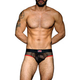 AD Fetish Fetish Mesh Brief Red ADF02