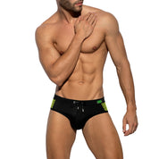 ES Collection Disco Pop Swim Brief Black 2116