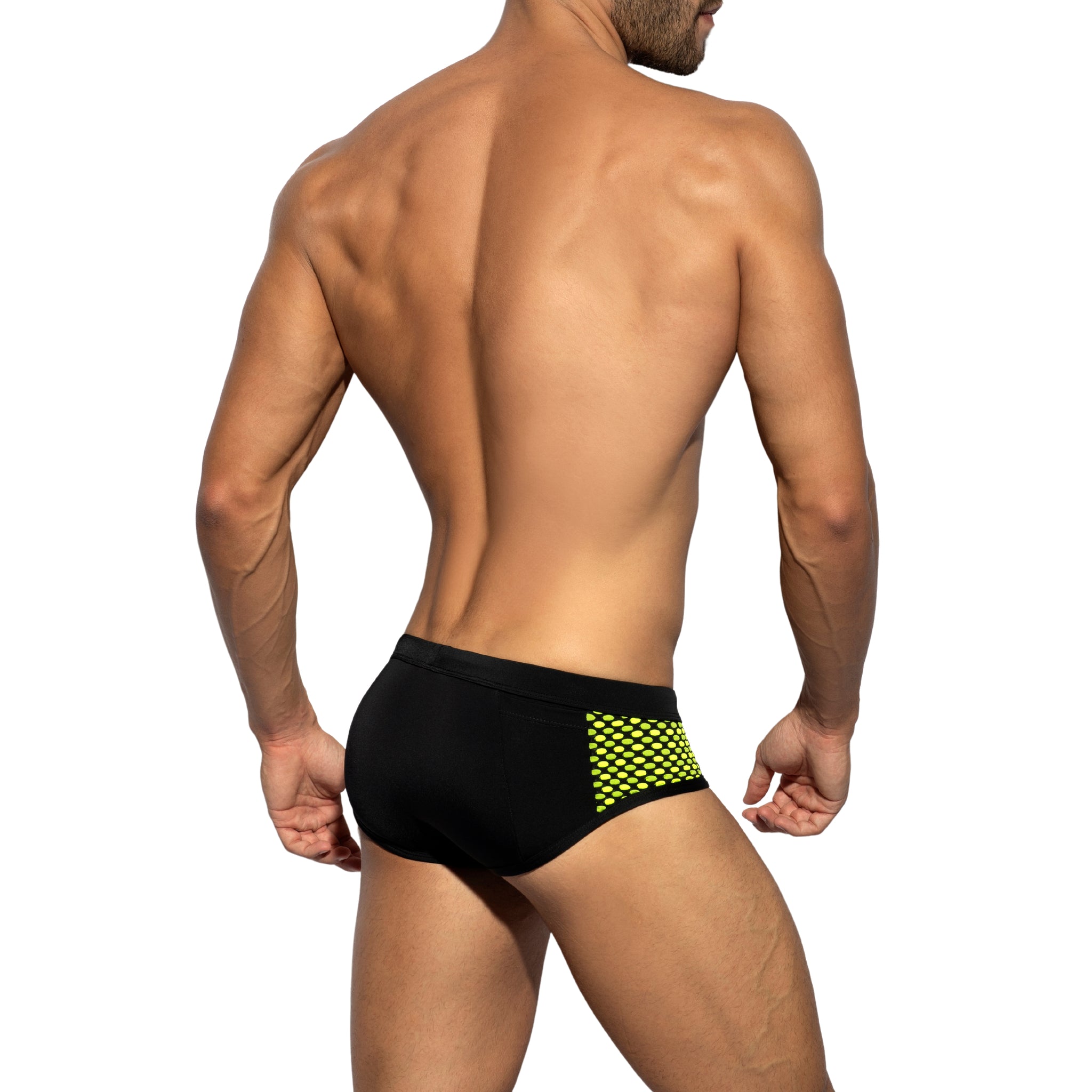 ES Collection Disco Pop Swim Brief Black 2116