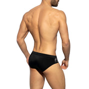 ES Collection Fall Leaves Combi Swim Brief Black 2113