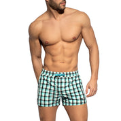 ES Collection Squared Swim Shorts Turquoise 2201