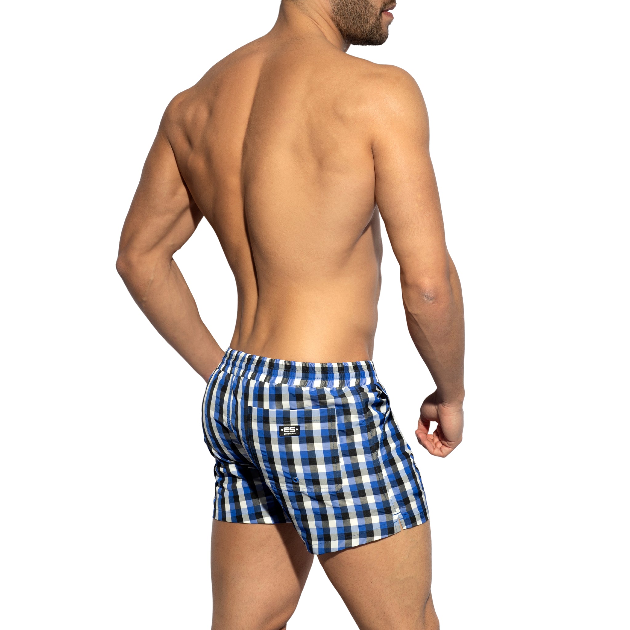 ES Collection Squared Swim Shorts Royal Blue 2201