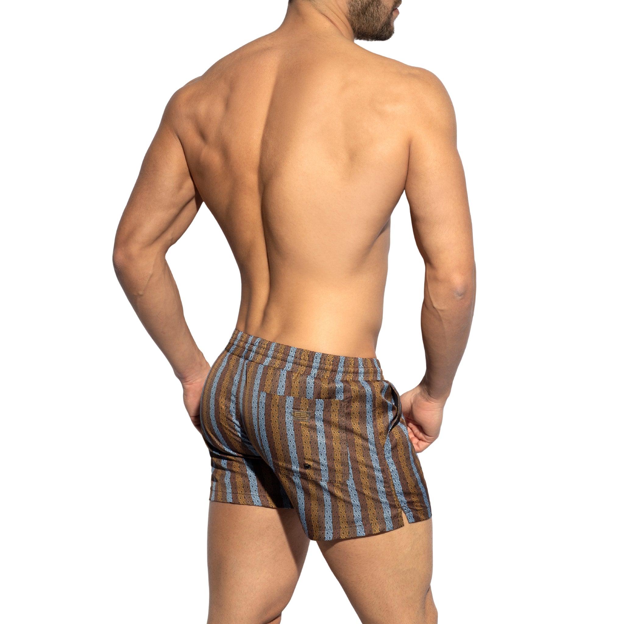 ES Collection Egyptian Swim Shorts Brown 2205