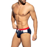 ES Collection Flags Swim Brief Navy 2208