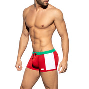 ES Collection Flags Swim Trunk Red 2209