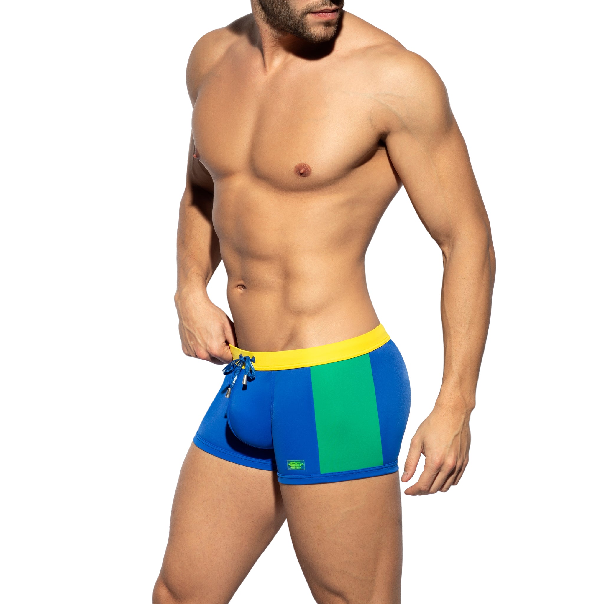 ES Collection Flags Swim Trunk Royal Blue 2209