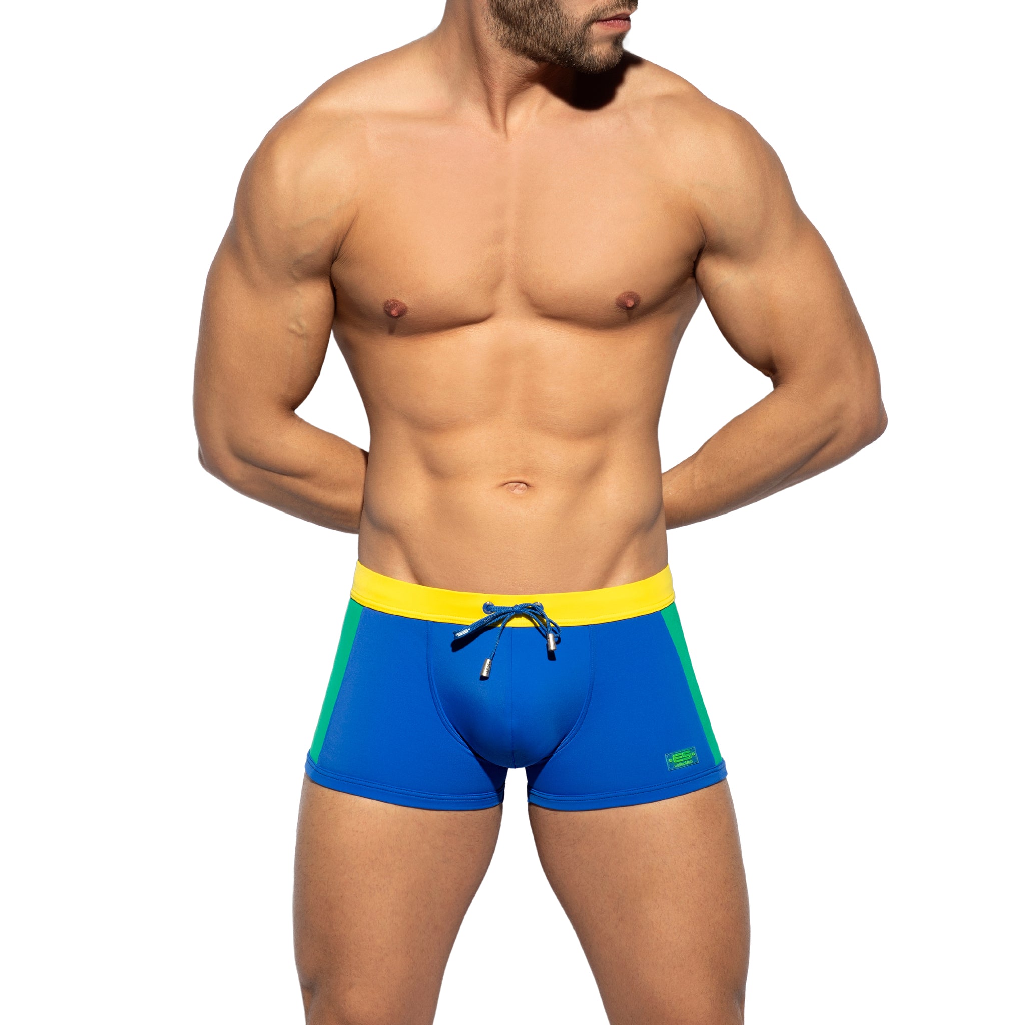 ES Collection Flags Swim Trunk Royal Blue 2209