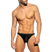 ES Collection Snake Skin Swim Brief Black 2226