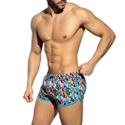 ES Collection Diamonds Rocky Swim Shorts Turquoise 2302