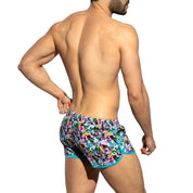 ES Collection Diamonds Rocky Swim Shorts Turquoise 2302