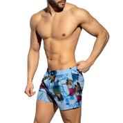 ES Collection Birds Boardshort Turquoise 2303