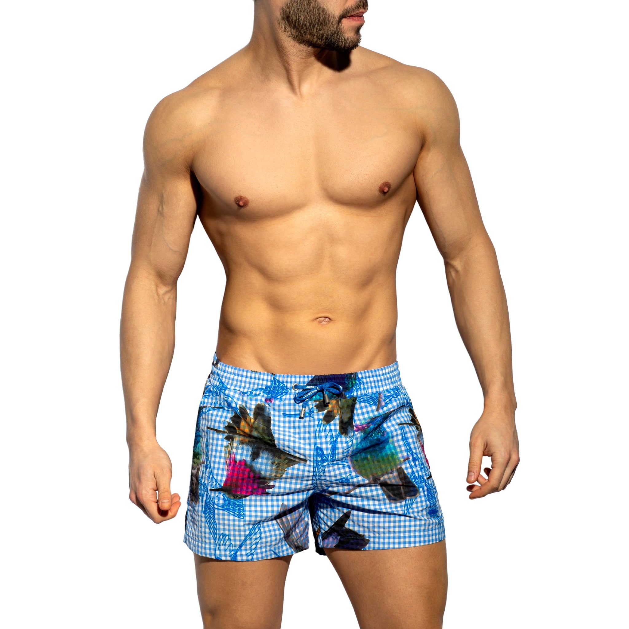 ES Collection Birds Boardshort Turquoise 2303