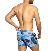 ES Collection Birds Boardshort Turquoise 2303