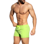ES Collection Thin Stripes Swim Shorts Lemon Green 2307