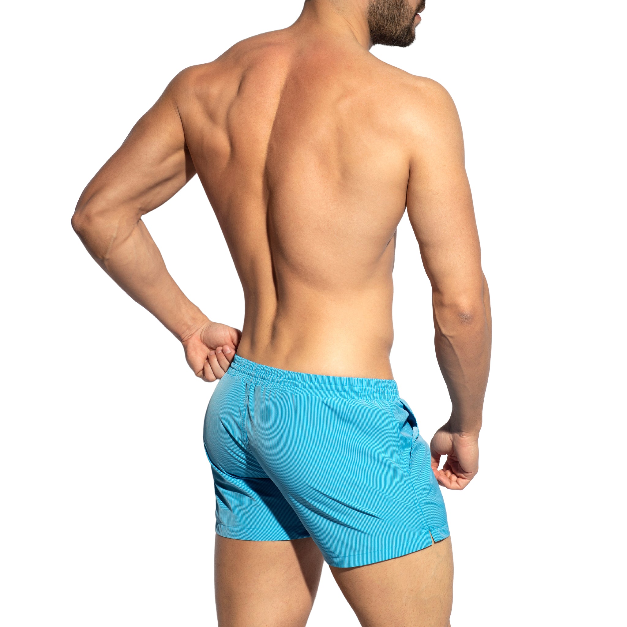 ES Collection Thin Stripes Swim Shorts Turquoise 2307