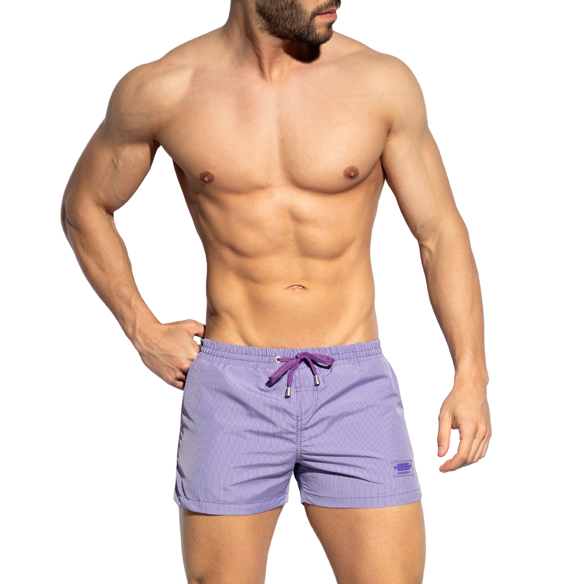 ES Collection Thin Stripes Swim Shorts Violet 2307