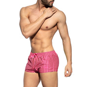 ES Collection Neon Stripes Swim Shorts Neon Pink 2308