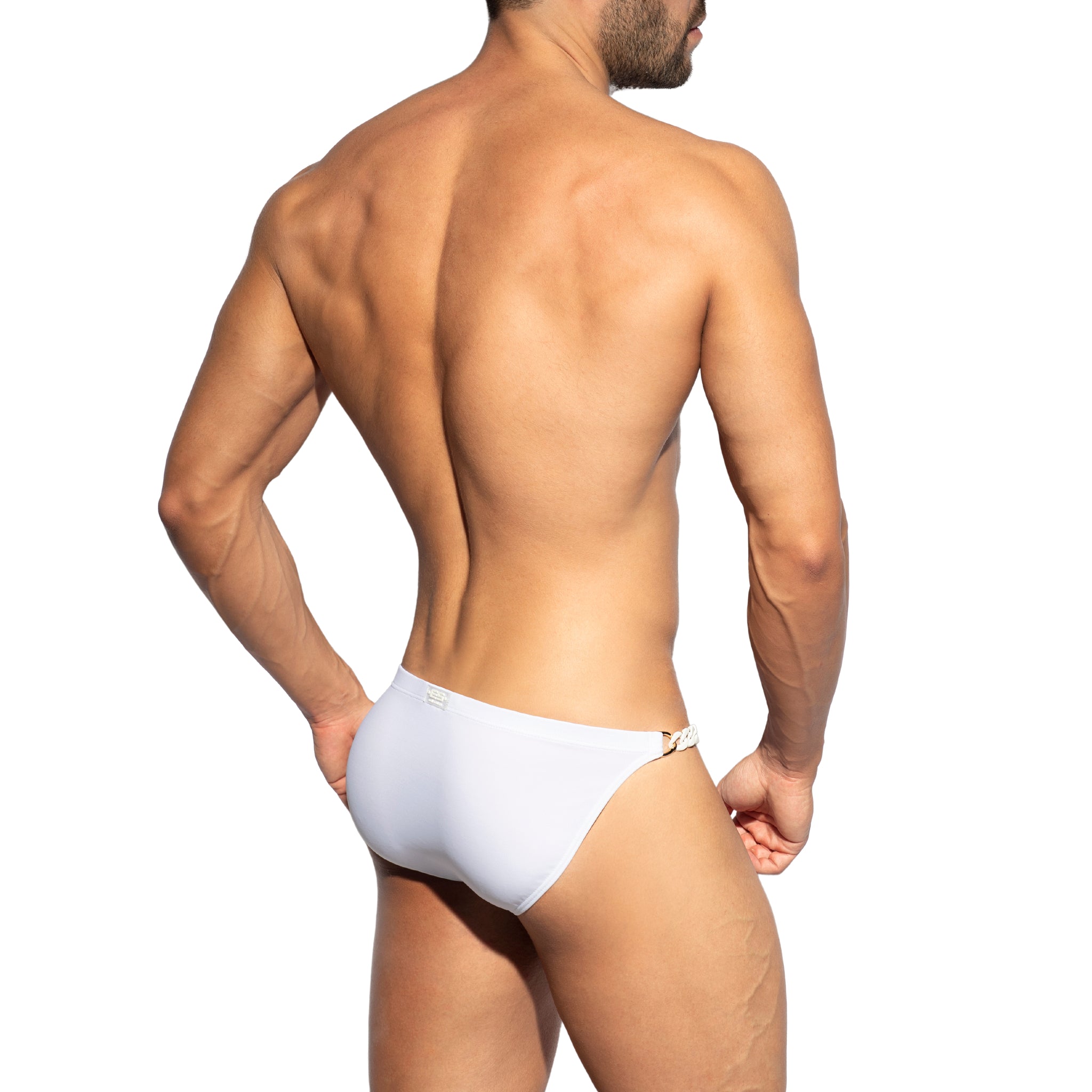 ES Collection Persian Bikini Swim Brief White 2313