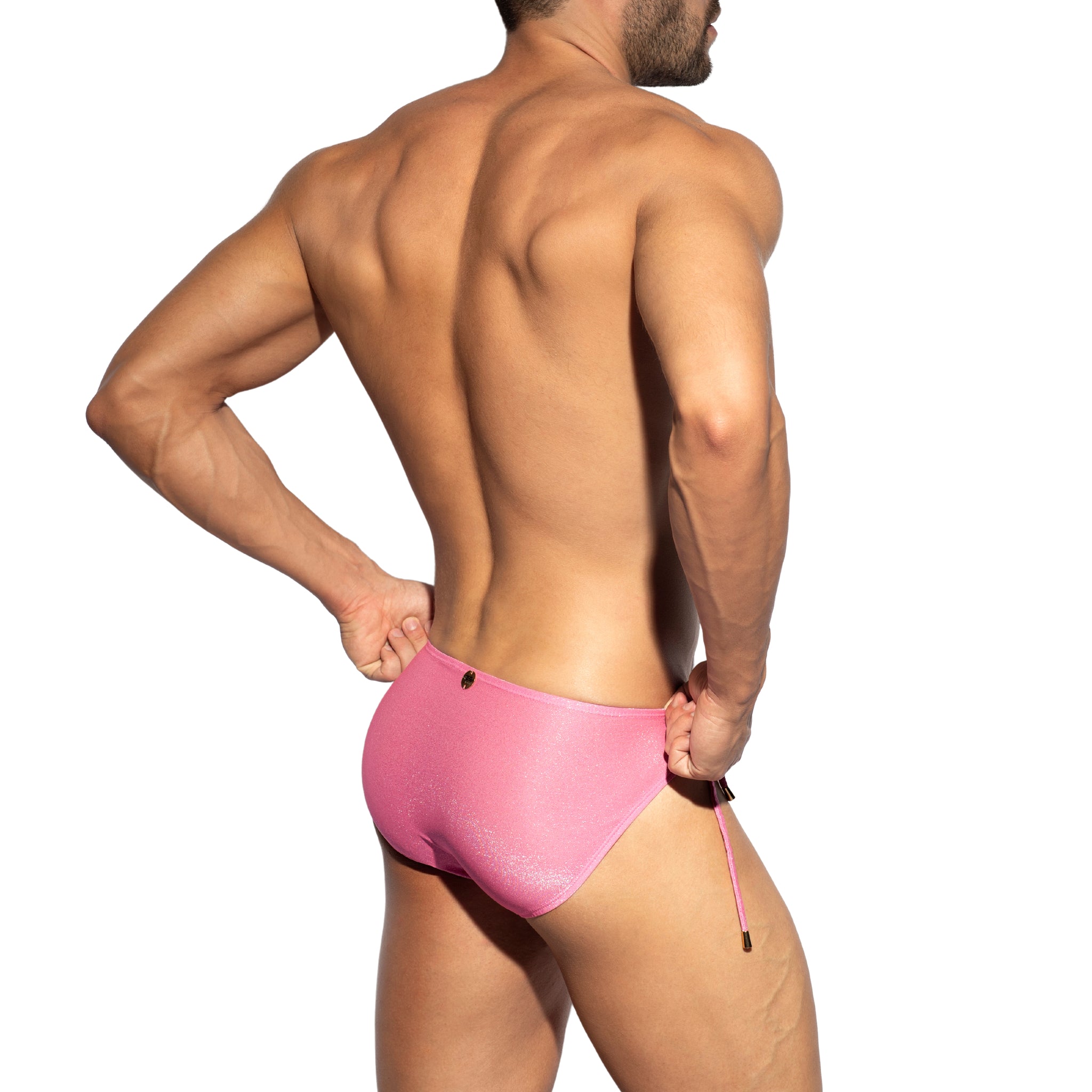 ES Collection Lurex Bikini Brief Pink 2315